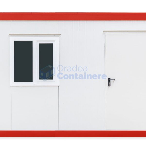 container birou oradea 4metri 1geam rosu