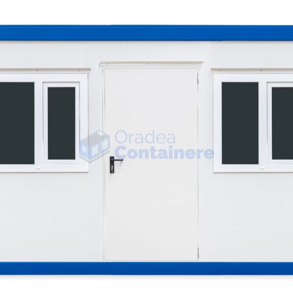 container birou oradea 4metri 2geamuri albastru