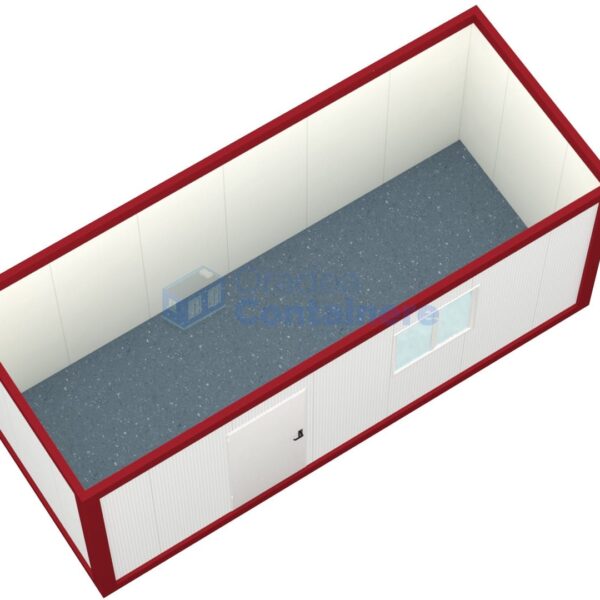 container birou oradea 6metri 1geam rosu2