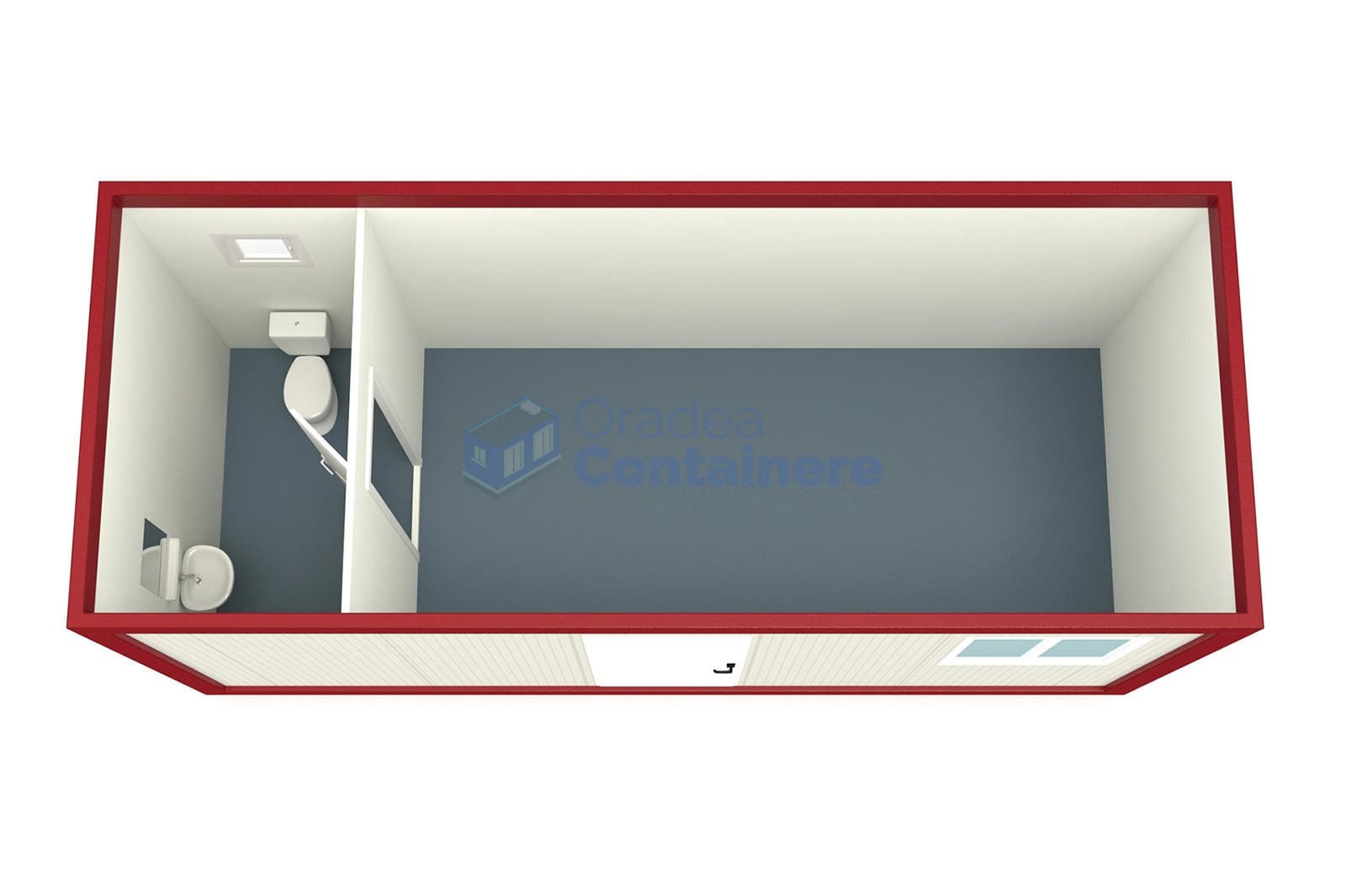 container casa oradea 6metri rosu2