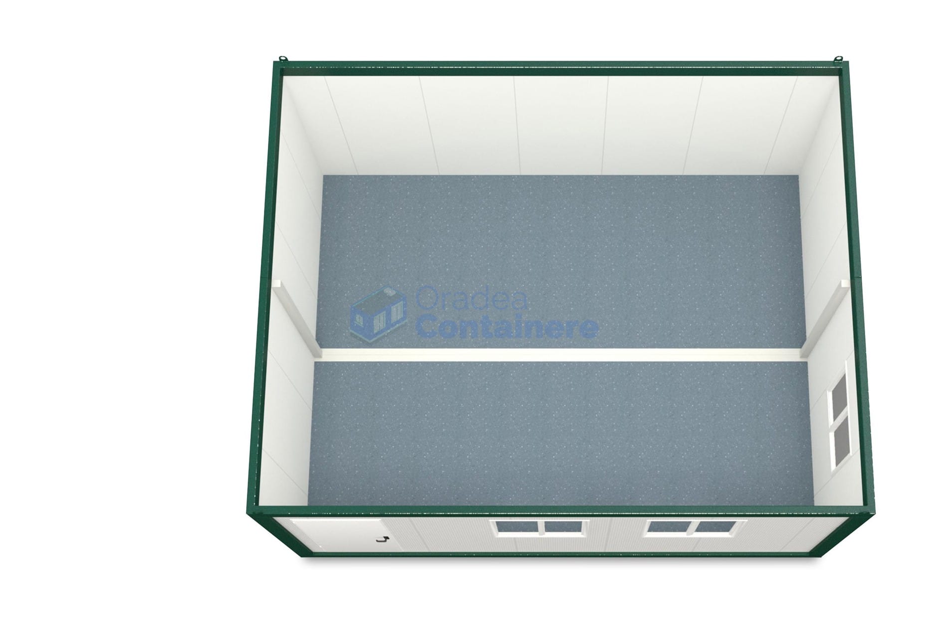 container modular oradea 6x48m verde2