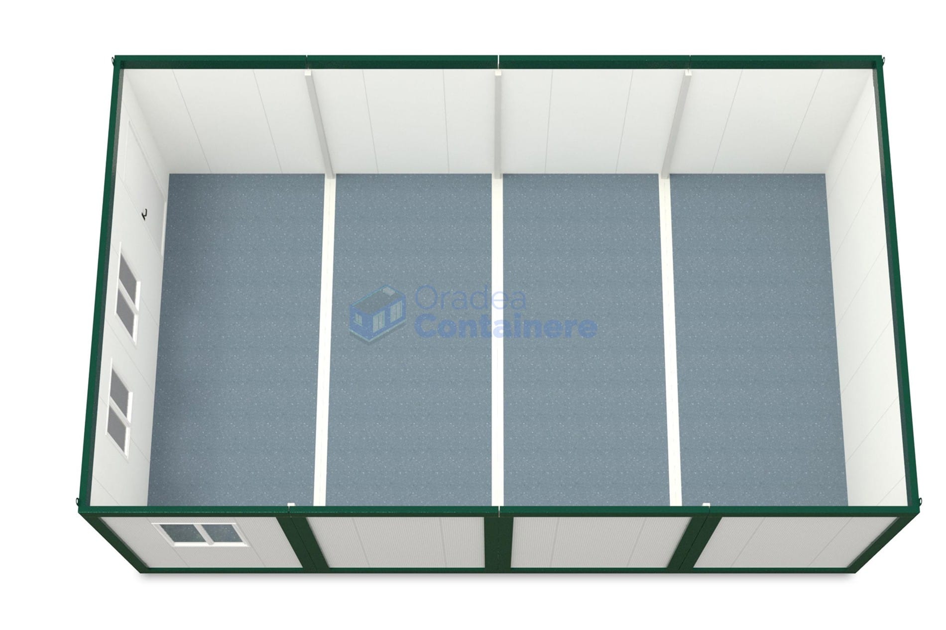 container modular oradea 6x96m verde2