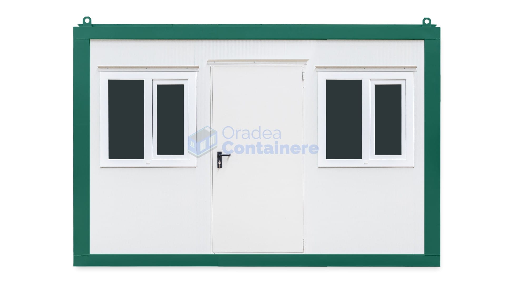 container santier oradea 4metri 2geamuri verde