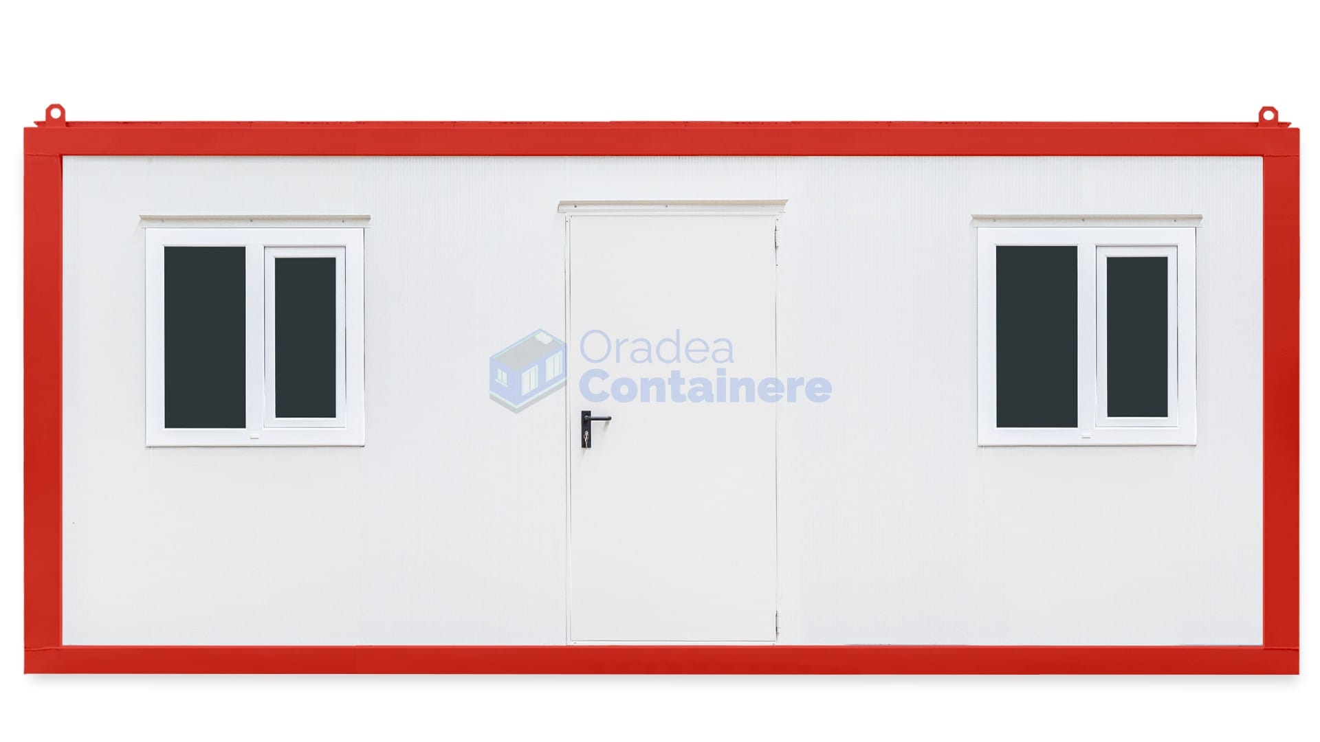 container santier oradea 6metri 2geamuri rosu